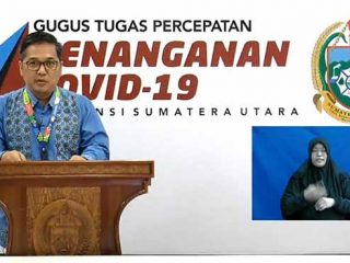 Jubir Gugus Tugas Percepatan Penanganan Covid-19 Sumut, Aris Yudhariansyah