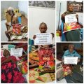 foto masyarakat miskin mendapat bantuan Pemko Medan di Kelurahan Polonia, Kecamatan Medan Polonia.