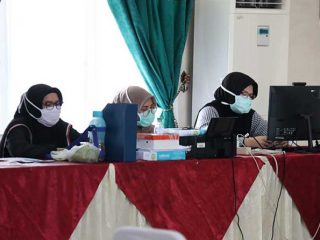 Posko Gugus Tugas Covid-19 Pemko Medan.