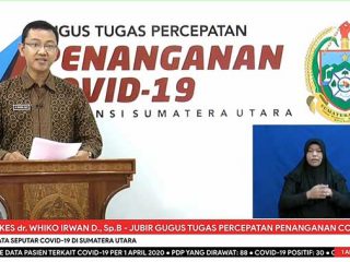 update data covid-19 di Sumatera Utara