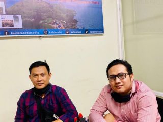 Ricky Alanda (kanan) dan Muhammad Ridwan Lubis mengungkap kondisi mereka sekarang menghadapi hidup pasca di PHK sepihak oleh Aryaduta Hotel.