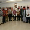 Forum Lintas Agama Sumut diskusi dengan Kapolda Sumut Irjen Pol Martuani Sormin di Aula Rapat Mapolda Sumut, Jumat (1/5/2020).