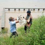 Bayi laki - laki ditemukan tewas mengambang di aliran sungai Sei Silau, Lingkungan I, Kelurahan Sei Renggas Kecamatan Kota Kisaran Barat