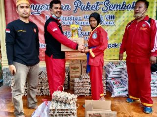Kader Tapak Suci Medan Dapat Bantuan Sembako