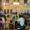 Puluhan warga Jalan Waru dan Jalan Sengon geruduk penginapan Prime INN, pada Jumat (29/5/2020) dini hari.