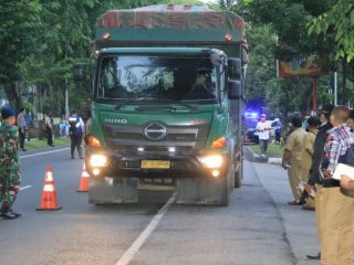 Tidak Pakai Masker, Supir Truk Lintas Daerah Hanya Diberi Pengarahan