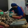 Plt Walikota Medan, Akhyar Nasution saat kegiatan donor darah di RSUD Pirngadi Medan,
