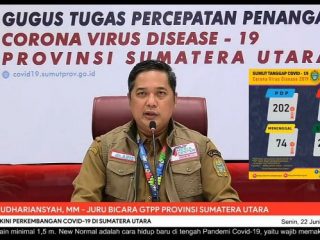 Juru Bicara GTPP Sumut Aris Yudhariansyah