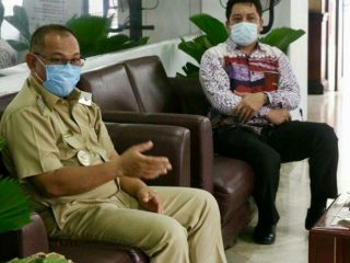 Plt Walikota Medan, Akhyar Nasution saat pertemuan terkait Pilkada Kota Medan 2020.