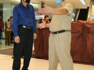 Plt Walikota Medan, Akhyar Nasution tinjau Medan Mall di Jalan MT Haryono, Pusat Pasar, Medan Kota, Selasa (2/6/2020).