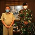 Plt Walikota Medan, Akhyar Nasution dan Pangkosek Hanudnas III Kol Pnb Esron SB Sinaga.