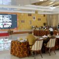 Gubsu, Edy Rahmayadi saat video conference dengan kab/kota se-Sumut dalam persiapan new normal.