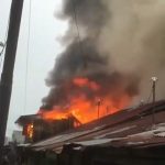 Api Hanguskan 10 Rumah dan Kios di Jalan Meranti