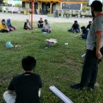 Persiapan Pelantikan PPS di Lapangan di Jalan Rahmadsyah, Medan Area