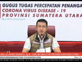 Juru Bicara Gugus Tugas Percepatan Penanganan (GTPP) Covid-19 Sumut, Whiko Irwan