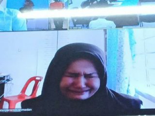 Terdakwa Zuraida Hanum.
