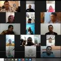 Penyelenggaraan Webinar dengan aplikasi zoom yang diselenggarakan oleh SKPI dan KNPI Sumut.