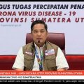 Juru Bicara Gugus Tugas Percepatan Penanganan (GTPP) Covid-19 Sumut, Aris Yudhariansyah