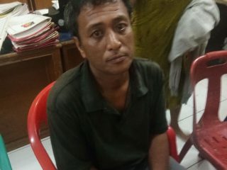 Pelaku PB, 45, warga Jalan Argadusema Kel Delitua Timur Kec Delitua, berhasil ditangkap