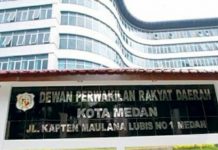 Gedung DRPD Kota Medan, Jln. Kapten Maulana Lubis No. 1 Medan.