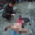 Plores Panjaitan, 36, warga Dusun Bandar Mariah Nagori Bandar Sauhur Kec Purba Kab Simalungun tewas bersimbah darah ditengah jalan.