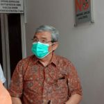 Pengacara USU, Abdul Haris Nasution, saat memberikan keterangan pada wartawan.