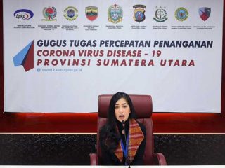 Relawan Komunikasi GTPP Sumut Putri Mentari Sitanggang.