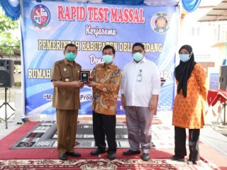 RS USU - Pemkab DS - Indocafe Gelar Rapid Test Massal