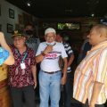 Syamsul Arifin saat di Kedai Ayah Jl Ringroad Medan.