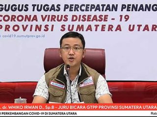 Juru Bicara Gugus Tugas Percepatan Penanganan (GTPP) Covid-19 Sumut Whiko Irwan