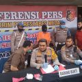 Kapolrestabes Medan Kombes Pol Riko Sunarko saat Konferensi Pers.