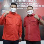 Bakal calon Walikota Medan 2020, Bobby Nasution dan bakal calon Wakil Walikota Medan, Aulia Rahman.
