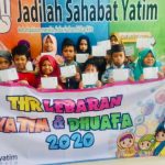 Para anak yatim yang berada di Yayasan Yatim Indonesia dalam program THR Lebaran beberapa waktu lalu.