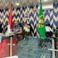 Rapat Koordinasi Khusus (Rakorsus) Tingkat Menteri di Command Center Balai Kota Medan, Kamis (13/8/2020).