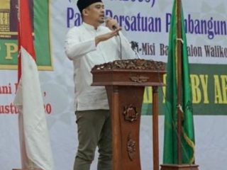 Bobby Nasution Sampaikan Visi-Misi di Hadapan Kader PPP Medan