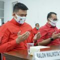 Bakal calon Walikota Medan 2020, Bobby Nasution dan bakal calon Wakil Walikota Medan, Aulia Rahman.