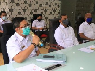 Sekda Kota Medan, Wiriya Alrahman saat lakukan penegasan PSU di perumahan dan permukiman paling lambat satu tahun.