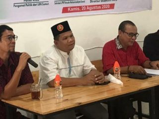 Diskusi Pilkada Medan 2020 dengan tema diselenggarakan Mitra Research Consulting (MRC), Kamis (20/8/2020).