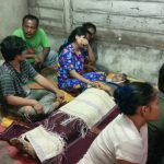 Zenajah Elkana Pangaribuan (65) saat disemayamkan dirumah duka di Lingkungan II, Kelurahan Cinta Damai, Kecamatan Medan Helvetia, Senin (24/8/2020).