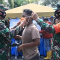 Razia Masker di Terminal Amplas Jalan Panglima Denai Kelurahan Timbang Deli Kecamatan Medan Amplas.