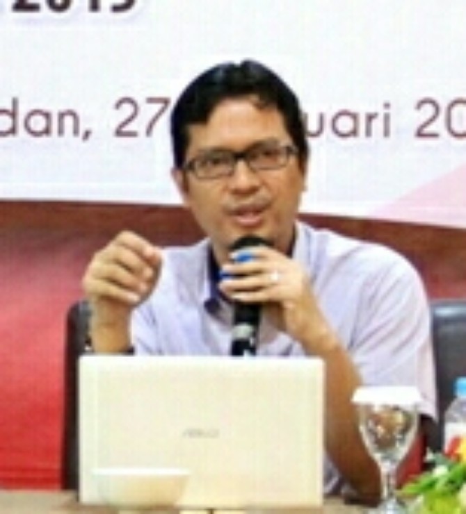 Anggota KPU Kota Medan, M. Rinaldi Khair