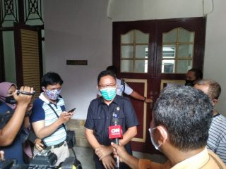 Humas PN Medan, Immanuel Tarigan pada saat diwawancarai wartawan, Selasa (25/8/2020).