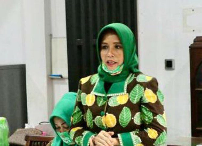 Plt Ketua Tim Penggerak Pemberdayaan Kesejahteraan Keluarga (TP PKK) Kota Medan, Nurul Khairani Akhyar