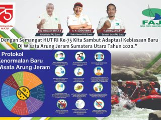 FAJI Sumut, Adapatasi Kebiasaan Baru Wisata Arung Jeram