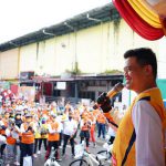 Bobby Nasution saat menghadiri gowes santai di Stadion Teladan bersama relawan, Minggu (13/9/2020)