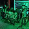 Salah satu atraksi budaya yang ditampilkan di rangkaian kegiatan Geobike Kalderta Toba di Geosite Sipinsur, Humbas, Jumat malam (4/9/2020)