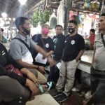 tim Relawan Bobby Nasution (Re-Born) saat menggelar Jemput Aspirasi Pedagang di Pasar Kemiri Simpang Limun.