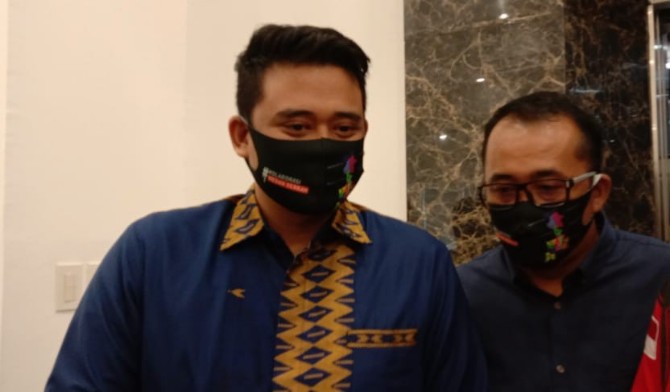 Calon Walikota Medan 2020, Bobby Nasution dan bakal calon Wakil Walikota Medan, Aulia Rachman.
