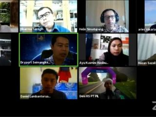 Tampilan layar peserta webinar KEK Sei Mangkei: Peluang dan Tantangan