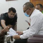 Perwakilan Rumah Aspirasi Romo Centerirasi Romo Center saat mendatangi Plt Walikota Medan, Akhyar Nasution